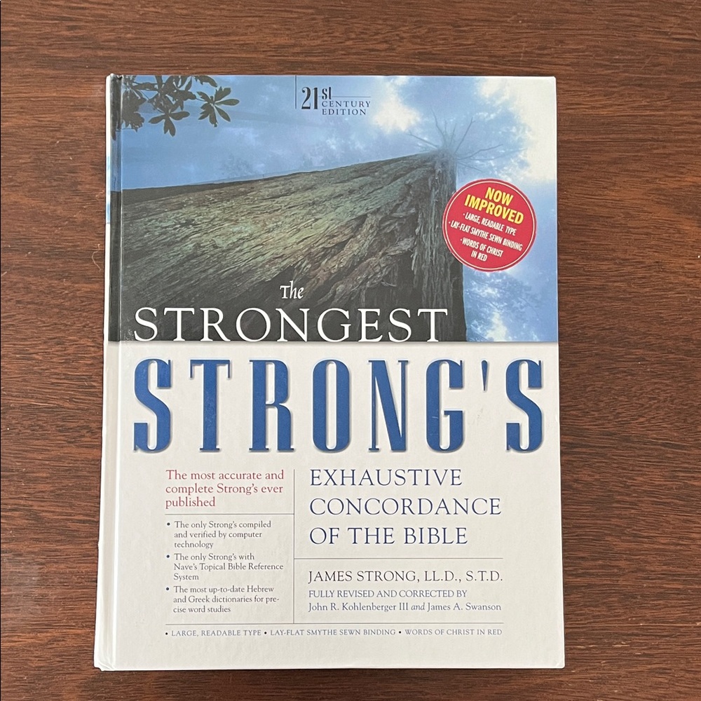 The Strongest Strong's Exhaustive Concordance of the Bible - Blue and White